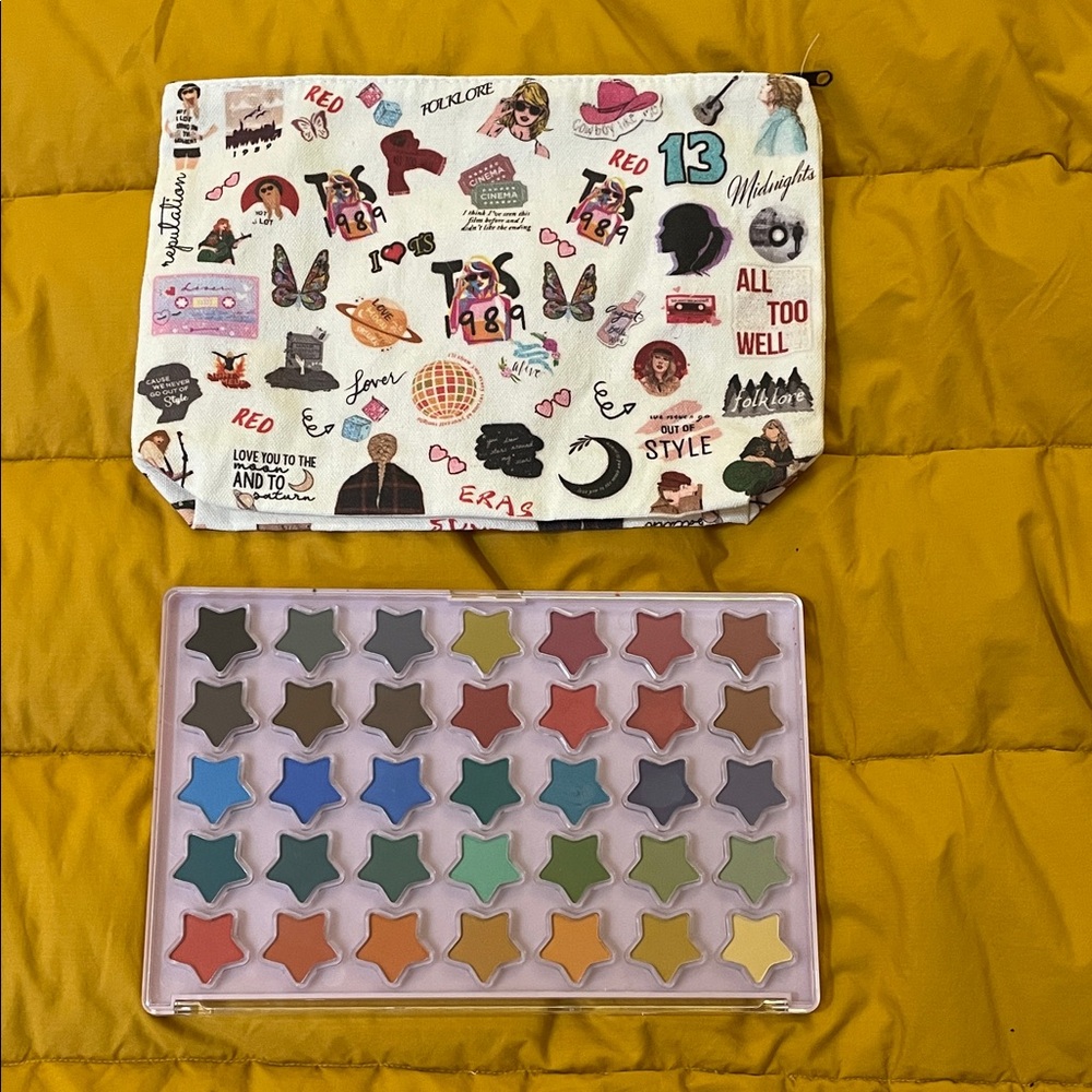 Colorful Star-Shaped Kids Makeup Palette